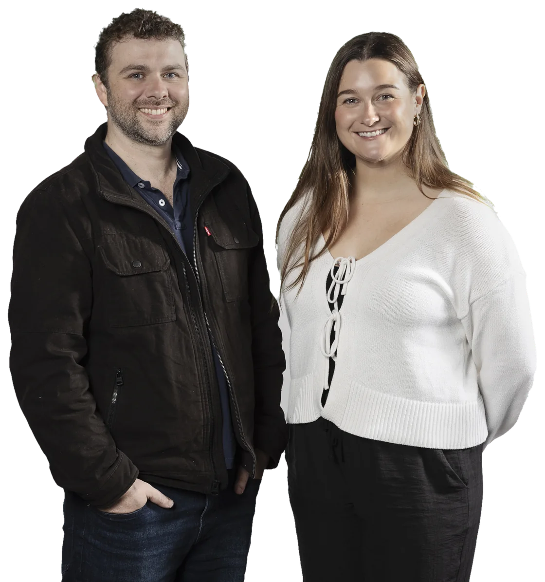 Dr Brayden Weber and Ashleigh Campbell